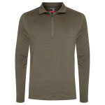 Pánské merino tričko s dlouhým rukávem ICEBREAKER Mens 260 Tech LS Half Zip, Loden velikost: L