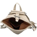Trendy dámský kabelko-batoh Sinast, béžová