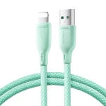 Joyroom Multi-Color Series S-A34 Nabíjecí kabel USB-A (M) - Lightning (M) 3A 1m zelená (6941237110541)