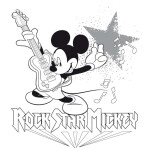 Presco Group Plánovací kalendář Mickey Mouse s omalovánkami, nedatovaný, 30 x 30 cm