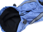 Enola zimní bunda pro psa Barva: Modrá, Délka zad (cm): 25, Obvod hrudníku: 34 - 36 cm