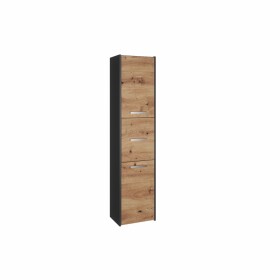 FRONTI Koupelnová skříňka S43 Antracit + dub artisan