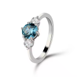 LUNICA Stříbrný prstýnek ORION BLUE Velikost prstenu: 9 (EU: 59-61) 0646_9