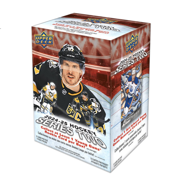 Hokejové Karty NHL 2024-25 Upper Deck Series 2 Blaster Box