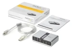 StarTech USB zvukový adaptér / Externí zvuková karta / 7.1 kanálů / USB / Line-In / C-Media CM6206 (ICUSBAUDIO7D)