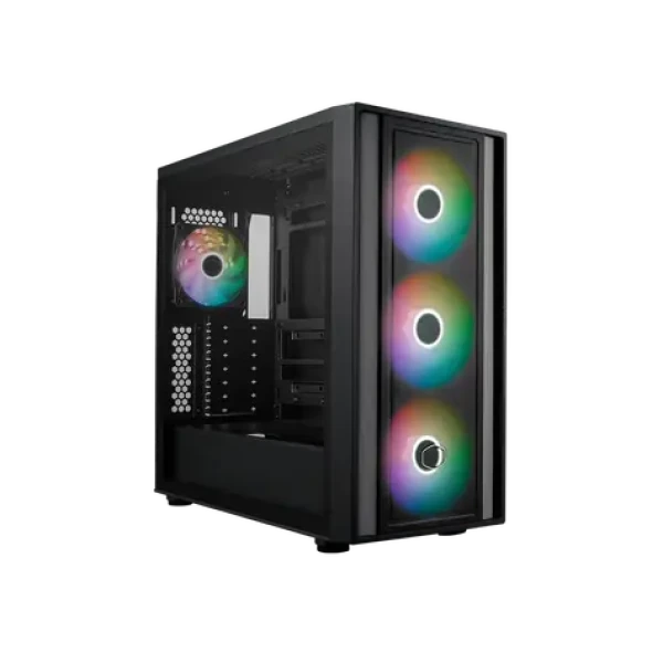 Cooler Master MasterBox 600 černá / E-ATX / 2x USB-A 3.2 / 1x USB-C / 3x 140mm + 1x 120mm / bez zdroje (MB600-KGNN-S00)