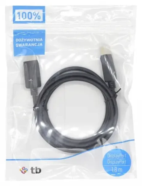 Kabel DisplayPort M/M 1,8 m černá / Kabel DisplayPort / v1.1 (AKTBXVDMDPPG18B)