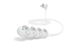 CONNECT IT prodlužovací kabel 230V 4 zásuvky 3 m bez vypínače bílá (CI-1318)