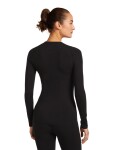 Dámské merino tričko s dlouhým rukávem ICEBREAKER Wmns 260 Zoneknit Seamless LS Crewe, Black velikost: S