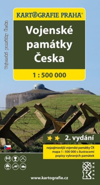Vojenské památky České republiky 1:500 tis.