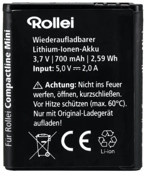 Rollei náhradní baterie pro fotoaparát Compactline Mini / Baterie / Náhradní (40520)