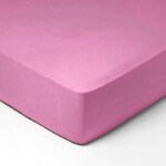 DekorTextil Dětské JERSEY prostěradlo světle fialové ROZMĚR: (š/d/v) 60 x 120 x 20 cm