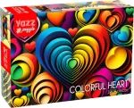 YAZZ Puzzle Barevná srdce