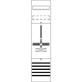 Striebel & John 2CPX054036R9999 FD17 pole counter vestavné Počet modulů (šířka) = 12 Obsah 1 ks