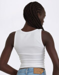 Organic Basics Core Rib Tank Top White XS