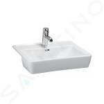 Laufen - Pro Umyvadlo polozápustné, 560x440 mm, 1 otvor pro baterii, bílá H8129610001041