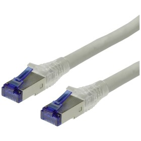 Roline 21.15.0879 RJ45 síťové kabely, propojovací kabely CAT 6A S/FTP 90.00 m šedá dvoužilový stíněný, bez halogenů, samozhášecí 1 ks
