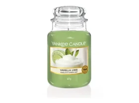 Yankee Candle Vanilla Lime velká sklenice 623g / doba hoření: až 150 h / doprodej (1106730E)