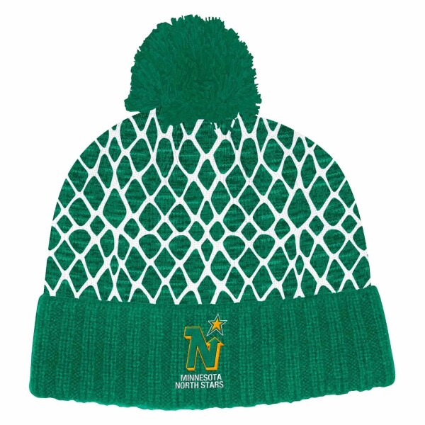Adidas Pánská zimní čepice Minnesota North Stars NHL 2019 20 Goal Net Pudelmütze