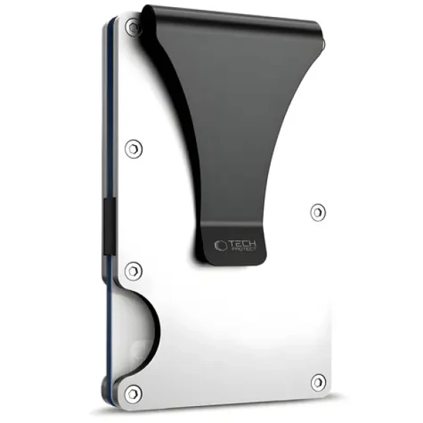 Tech-Protect Thorn stříbrná / Peněženka / RFID ochrana karet
