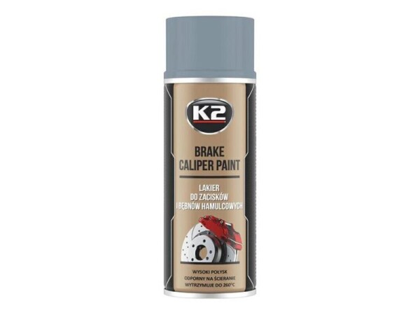 Barva na brzdové třmeny a bubny K2 Brake caliper paint 400ml Silver
