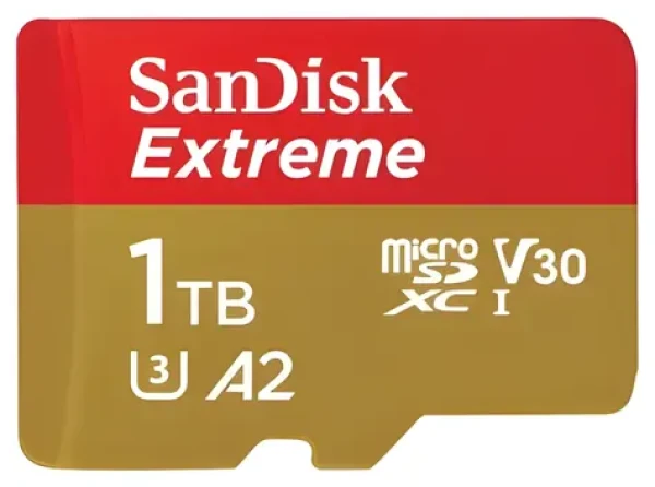 SanDisk Extreme microSDXC 1TB / Paměťová karta microSD / UHS-I U3 V30 A2 / čtení: 190 MB/s / zápis: 130 MB/s (SDSQXAV-1T00-GN6MN)