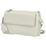 Trendy dámská crossbody kabelka Santiana Lea, krémová