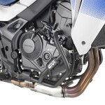 Tn1201 padací rámy spodní Honda XL 750 Transalp (23-25), černé lakované