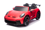 Mamido Elektrické autíčko Porsche 911 GT3 XXL + MP4 | 24V14Ah | 4x200W | Pro 2 děti | červené