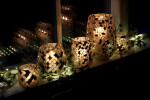 Chic Antique Svítící LED girlanda z umělého jehličí Fir/Pinecones, zelená barva, plast