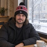 New Era Pánská zimní čepice Buffalo Sabres NHL Pom Wordmark