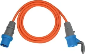 Brennenstuhl prodlužovací kabel 5m oranžová IP44 / 230 V / 16 A / 2 zásuvky / venkovní (1167650605)