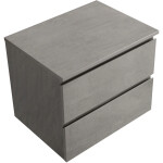 CERANO - Koupelnová skříňka Carole + deska pod umyvadlo Navira Slim - 18 mm - betonově šedá - 60x49,8x46 CER-8050BD82985
