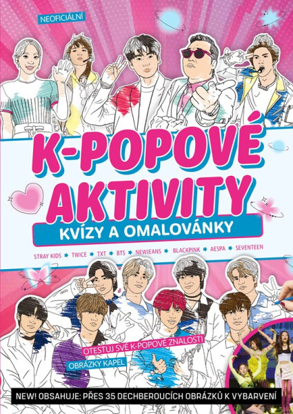K-popové aktivity - Kvízy a omalovánky - Kolektiv