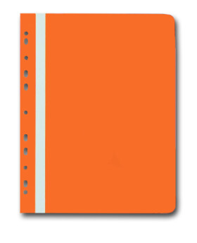 Rychlovazač A4 PP eurozávěs - oranžový, 10ks