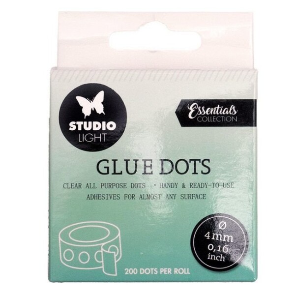 Gelové lepicí tečky Studio Light, 4 mm - 110 ks