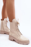 Dámské pracovní boty z ekokože světle béžové Irande 40