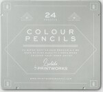 Printworks Printworks, PW00118, sada pastelek, základní odstíny, 24 ks 22240