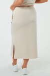 Italian Fashion Stella maxi barva: béžová L