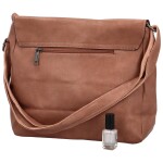 Trendy dámská koženková crossbody kabelka Alevtina, starorůžová