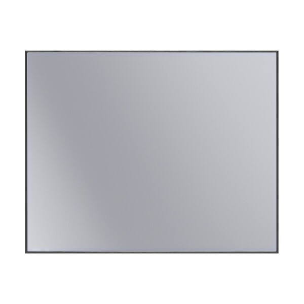 Erga Rectangle, obdélníkové zrcadlo 100x80 cm, černý rám, ERG-V01-RECTAGLE-1080-BK