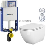 GEBERIT KOMBIFIX ECO, nádržka UP 320 bez tlačítka + WC CERSANIT CLEANON CASPIA + SEDÁTKO 110.302.00.5 CP1