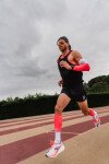Kompresní podkolenky Compressport Full Socks Oxygen - Fluo Red Velikost: EU 35-38