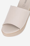 Pantofle Lasocki ARC-208-01 Přírodní kůže (useň) - Lícová