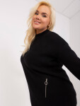 Dámský svetr PM SW PM717.20 černý - FPrice XXL/XXXL