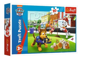 Puzzle Tlapková patrola: Psi v akci/30 dílků