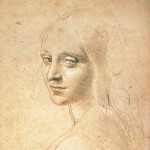 Nástěnný poznámkový kalendář 2026 NOTIQUE - Leonardo da Vinci, 30 x 30 cm