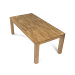 Jídelní stůl 200x100x75, masiv dub bílý, povrchová úprava olejem, nohy 10x10 cm