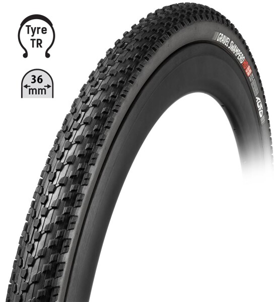 Plášť TUFO Gravel SWAMPERO HD 700 x 36C, bezdušový černý