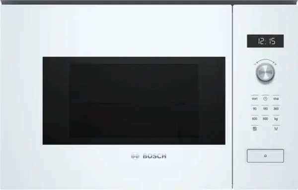 Bosch Serie 6 BFL524MW0 bílá / Mikrovlnná trouba / Vestavná / Gril / 800 W / 20 l (BFL524MW0)